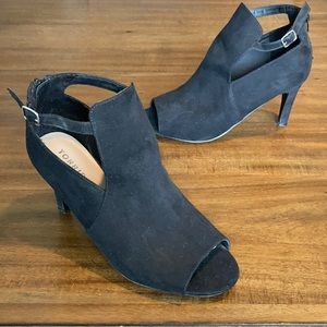 TORRID Peep Toe Cut Out Women’s Booties